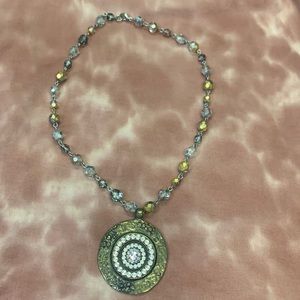 Beaded Medallion Necklace